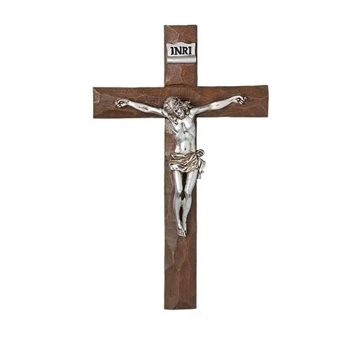 Crucifix Silver 11.5"H