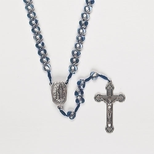 Our Lady of Lourdes Cord Rosary 16.5"L