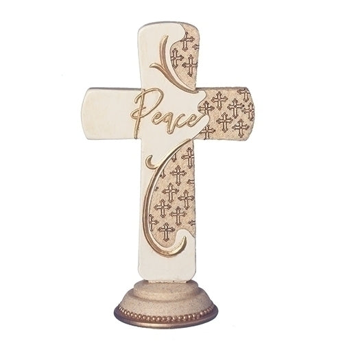 Peace Table Cross 6.25"H