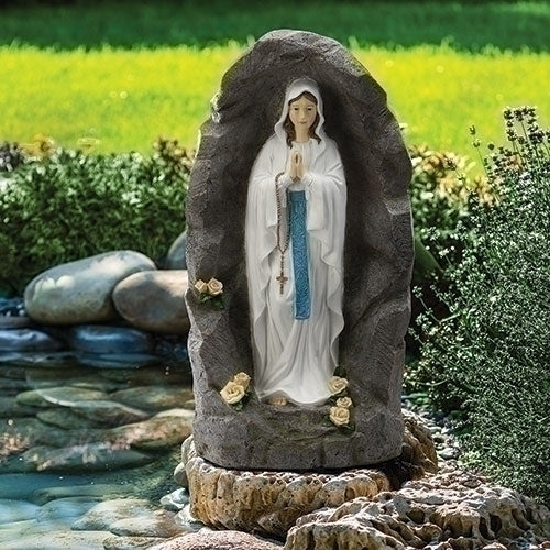 Our Lady of Lourdes Grotto 36"H
