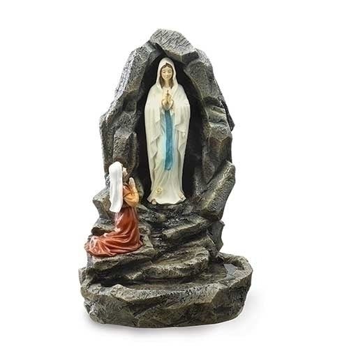 Our Lady of Lourdes Indoor Fountain 18.75"H