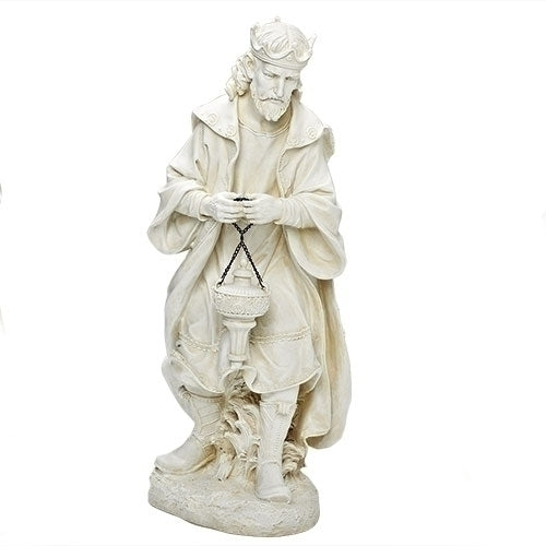 Praising King Nativity Figure in White 26.5"H