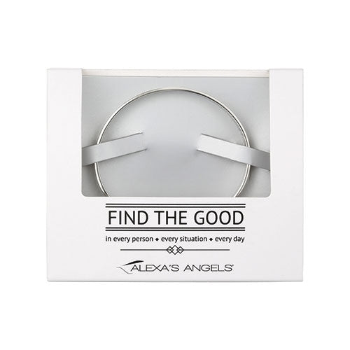 Find the Good Bracelet Silver 7"L