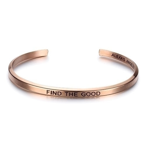 Find the Good Bracelet Rose Gold 7"L