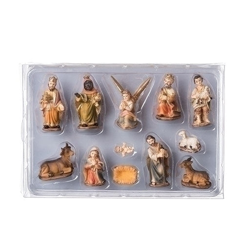 Mini Nativity 2"H 12pc set