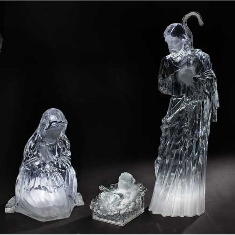 Roman Holy Family LED 23.5" H 3-Piece Set