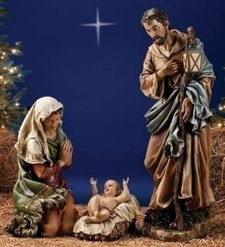 Holy Family 3pc Set 39"H Scale
