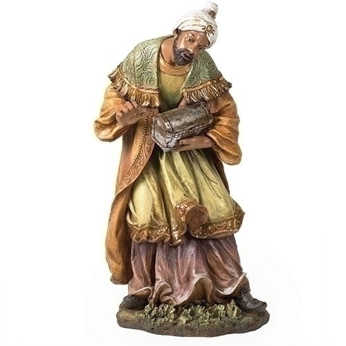 African King Nativity Figure in Color 37"H