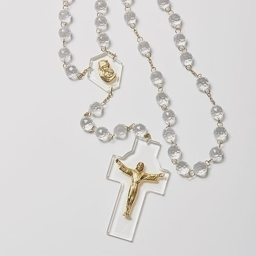 Wall Rosary Crystal 54"