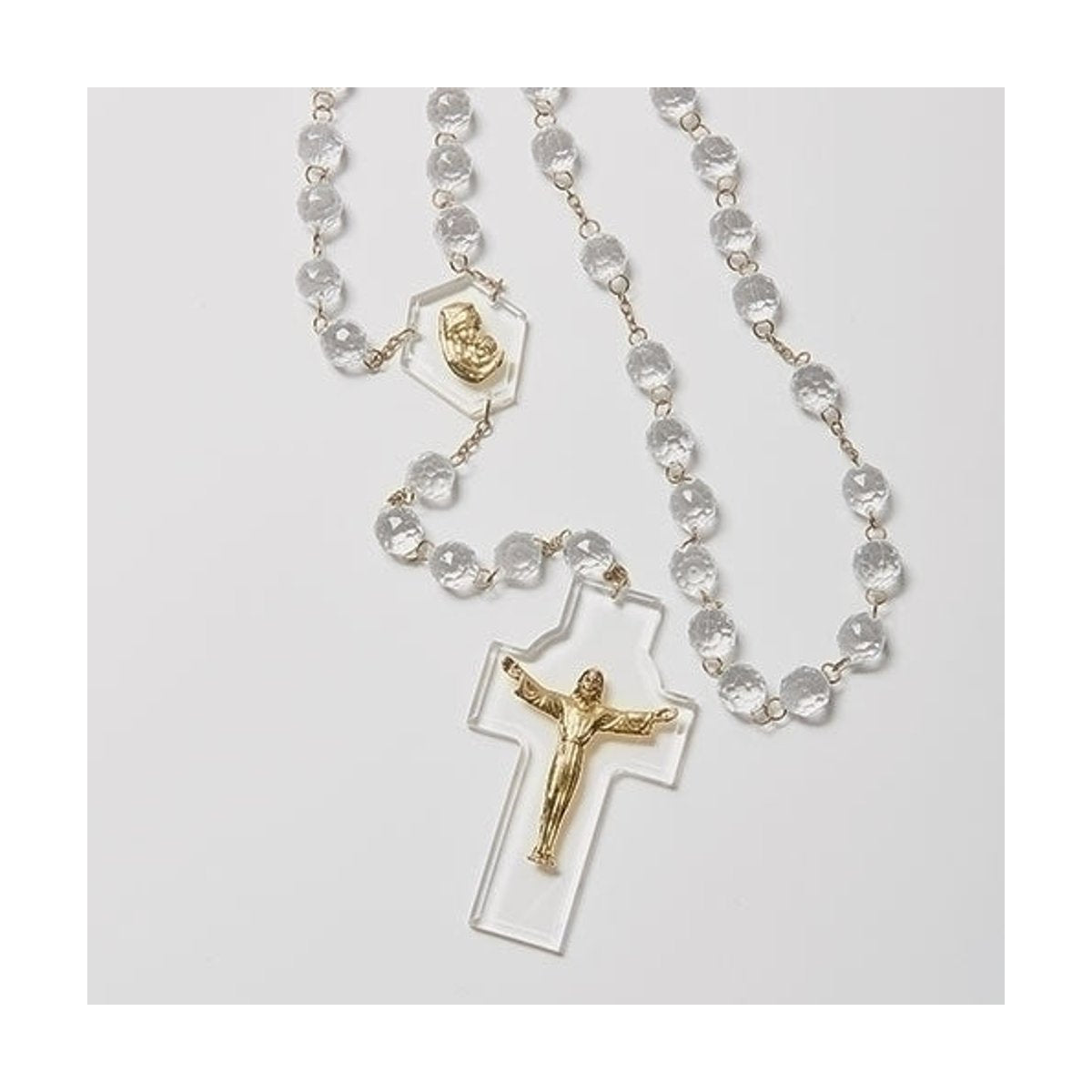 Roman Crystal Wall Rosary – Risen Christ & Madonna & Child — Reger's ...