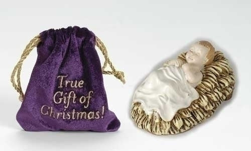 Baby Jesus in Pouch 4"H