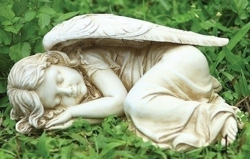 Sleeping Angel Garden Statue 5.25"H