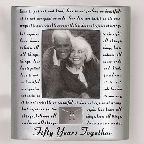 50th Anniversary Frame 7"H