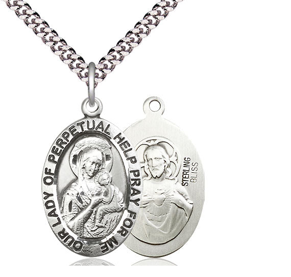 Our Lady of Perpetual Help Sterling Silver 24"