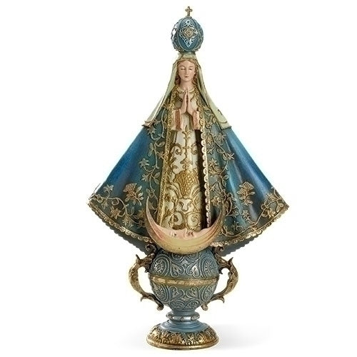 Virgin of San Juan de Lagos Statue 14"H