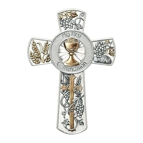 Communion Wall Cross 8"H