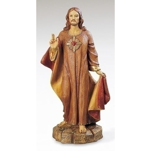 Roman Sacred Heart Statue 20" H