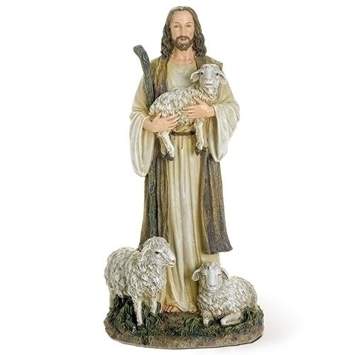 Good Shepherd Statue 12"H