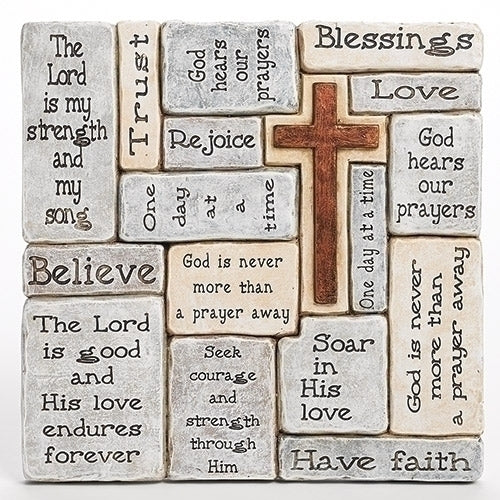 Crossword Wall Plaque 10.25"H