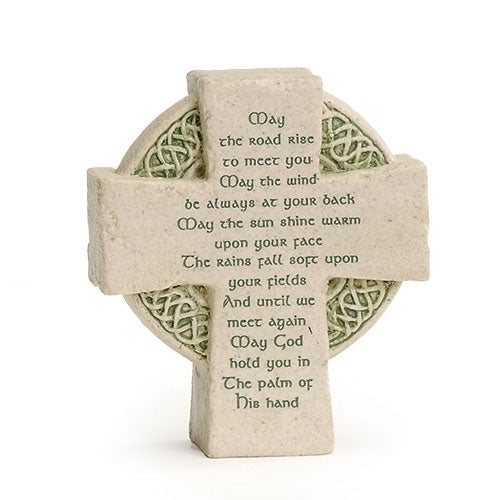 Celtic Faithstones Cross with Verse 3.5"H