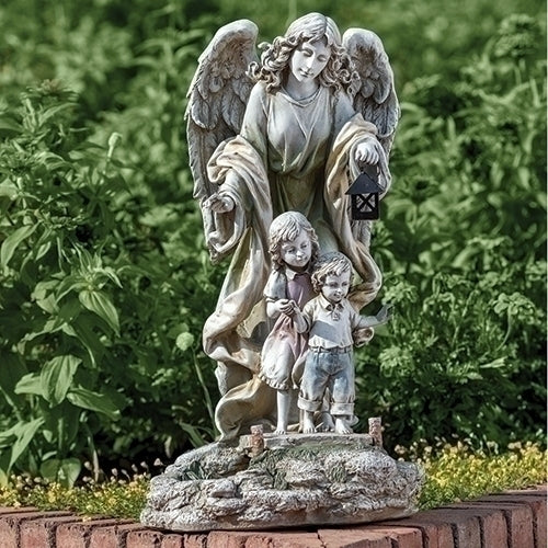 Solar Guardian Angel Garden Statue 20.5"H