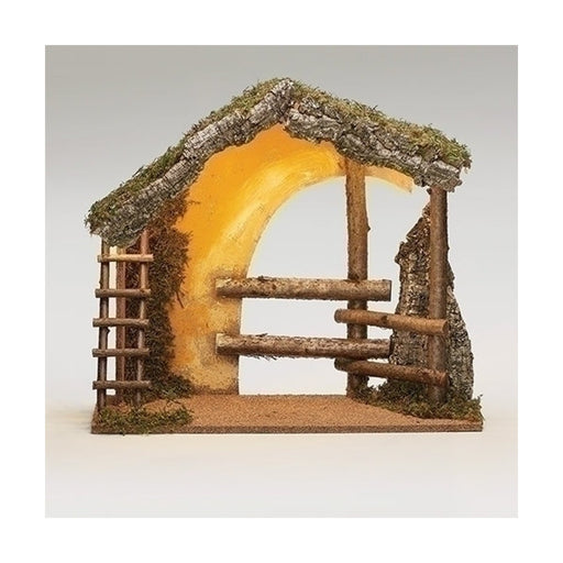 Fontanini Italian Nativity Stable LED 21" H