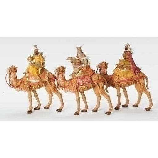 Fontanini Three Kings on Camels Set 7.5" Scale