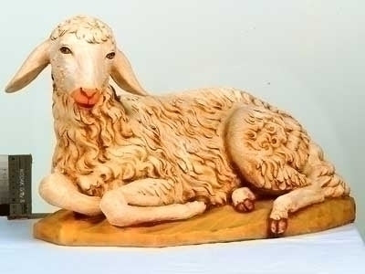 Roman Sheep Seated Nativity Figure 50" Scale