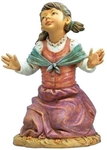 Fontanini Beth the Kneeling Girl Nativity Figure 50" Scale