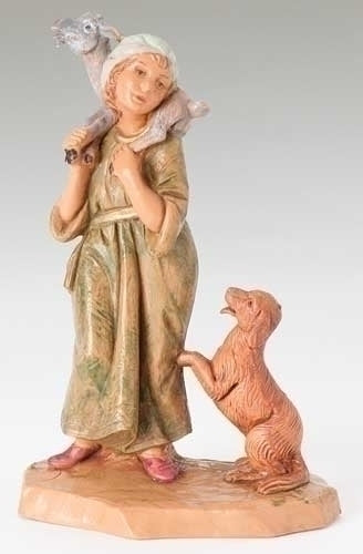Ethan the Shepherd with Animals 5" Scale