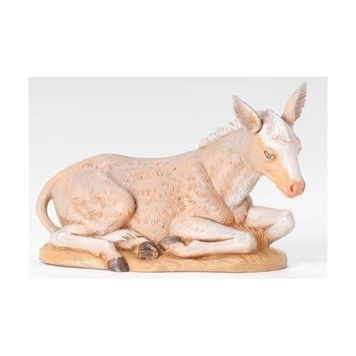 Fontanini Donkey Seated Nativity Figure 12" Scale