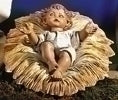 Fontanini Infant with Manger Nativity Figure 27" Scale