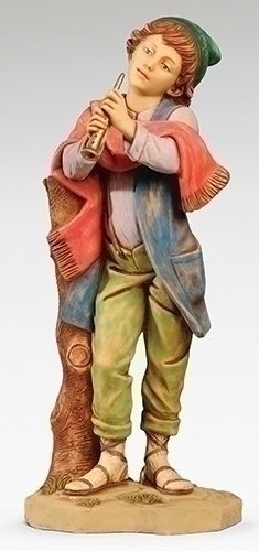 Fontanini Daniel the Shepherd Boy with Flute Nativity Figure 27" Scale