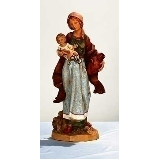 Roman Rebecca Shepherdess with Child Nativity Figure 27" Scale