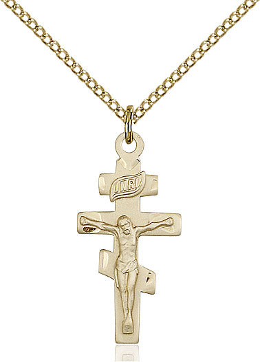 Crucifix Necklace Gold filled 18"