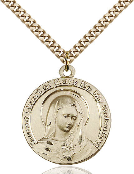 Mary Necklace Gold Filled 24"