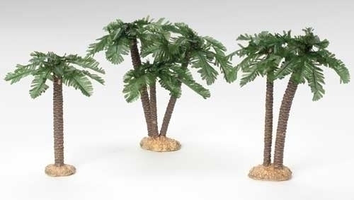 3 Palm Trees 9.5"H