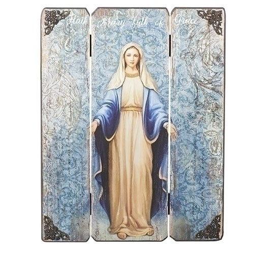 Our Lady of Grace Decorative Panel 17"H