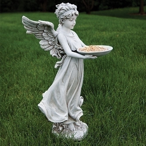 Angel Birdfeeder Garden Statue 18"H