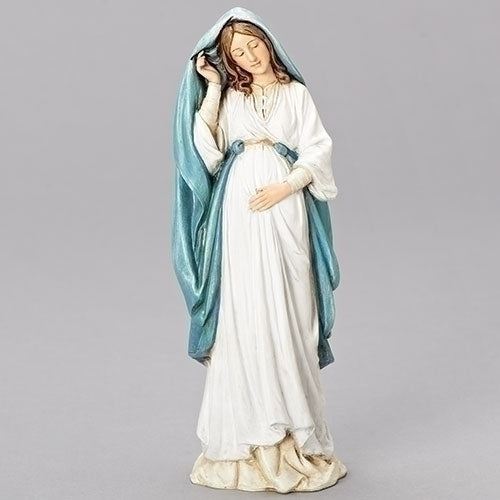 Pregnant Mary Statue 8.75"H