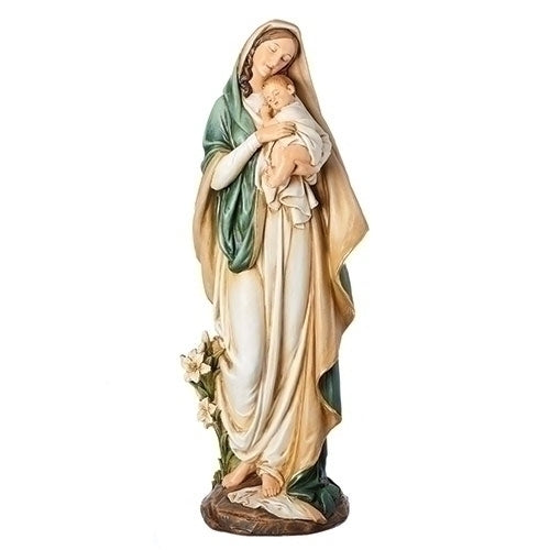 Madonna and Child Statue 16.25"H