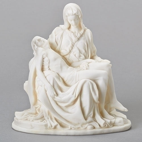 Pieta Statue in White 8"H