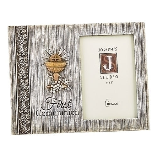 Distressed Communion Frame 7.5"H