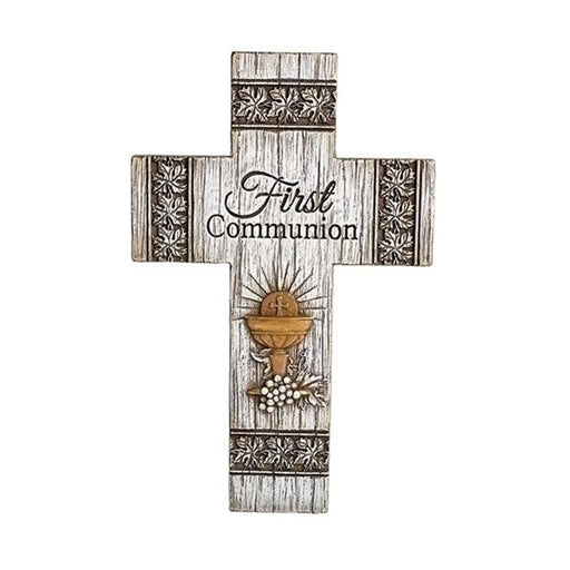 Joseph's Studio Distressed Communion Wall Cross 8.75" H