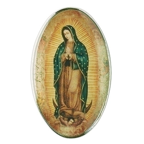 Our Lady of Guadalupe Visor Clip 2"H