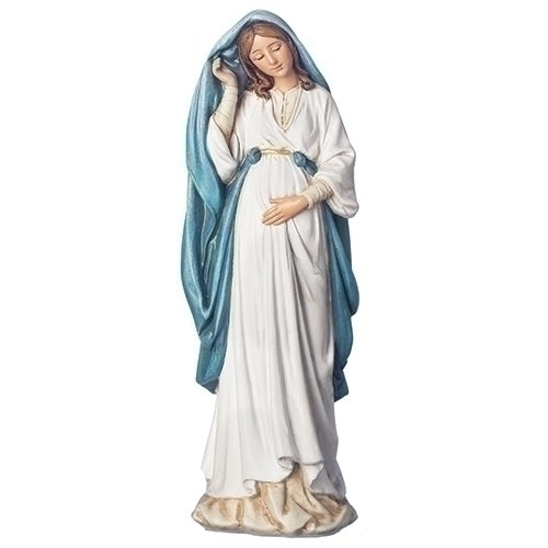 Pregnant Madonna Statue 6"H