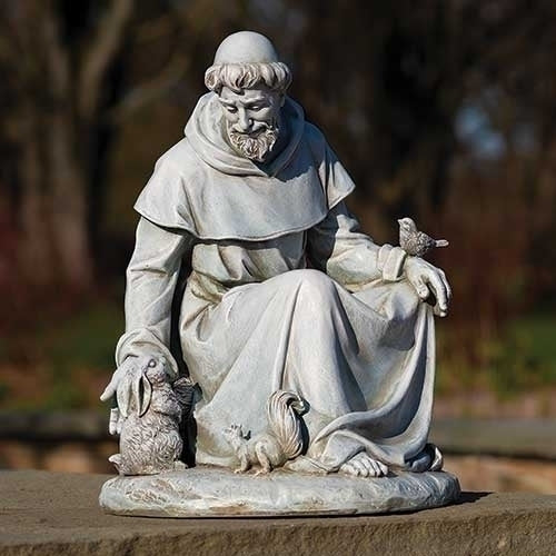 Roman Francis - St. Francis Garden Statue 16.75" H