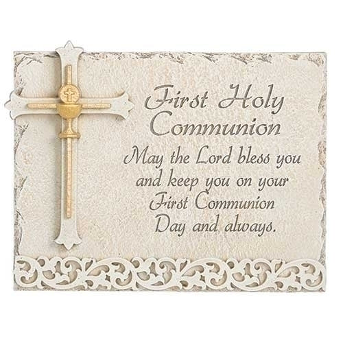 Communion Wall Plaque 6"H