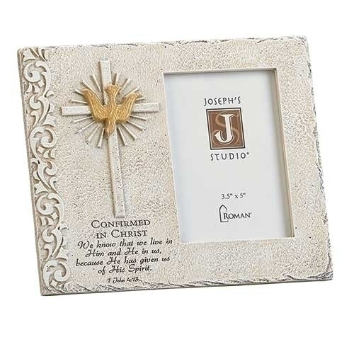 Vertical Confirmation Frame with Stone Finish 6.75"H