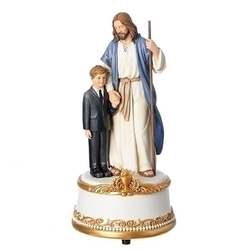 Jesus with Boy Communion Figure 7.5"H